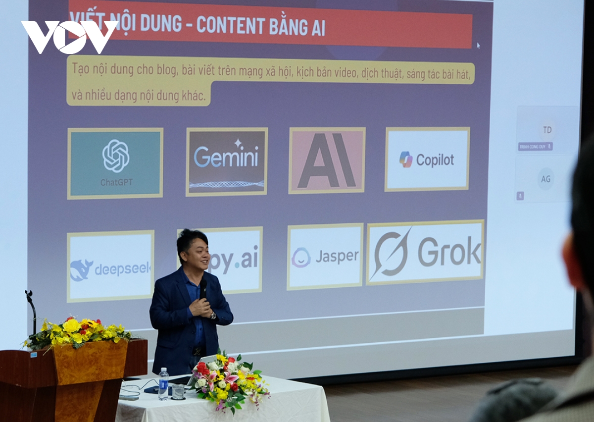 Chia sẻ ứng dụng AI trong quản lý và thực thi công vụ